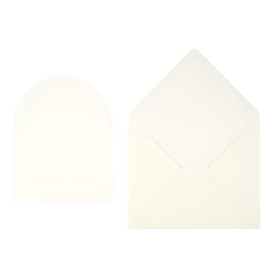4.25" x 5.5" Arch Flat Card & Envelope Sets, 10ct. by Recollections™